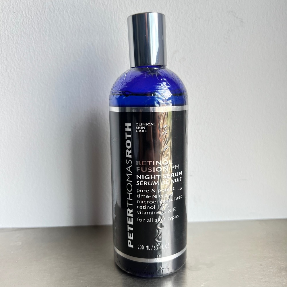 Peter Thomas Roth Retinol Fusion PM Night Serum 6.7oz 200ml New Sealed